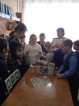 Учащиеся 3 класса МБОУ «Северская СОШ» посетили Северскую сельскую библиотеку.
